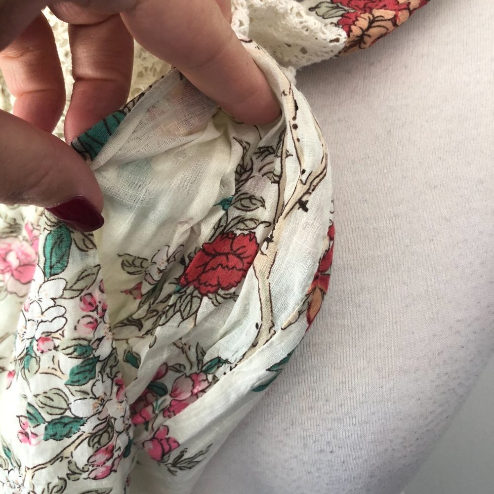 Zimmermann Cream Floral Sleeveless Cott on Play Suit Size 8 - Picture 13 of 15